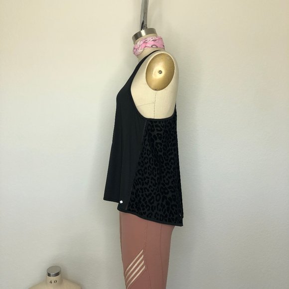 Kate Spade Leopard Print Mesh Tank Active Racerbac - Picture 5 of 8